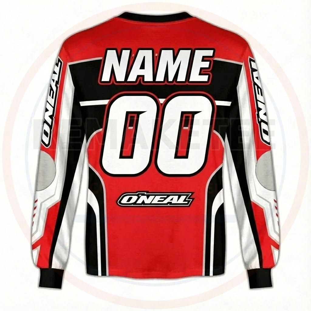 RemakeTee O'neal Custom Vintage Retro BMX Racing Jersey 399