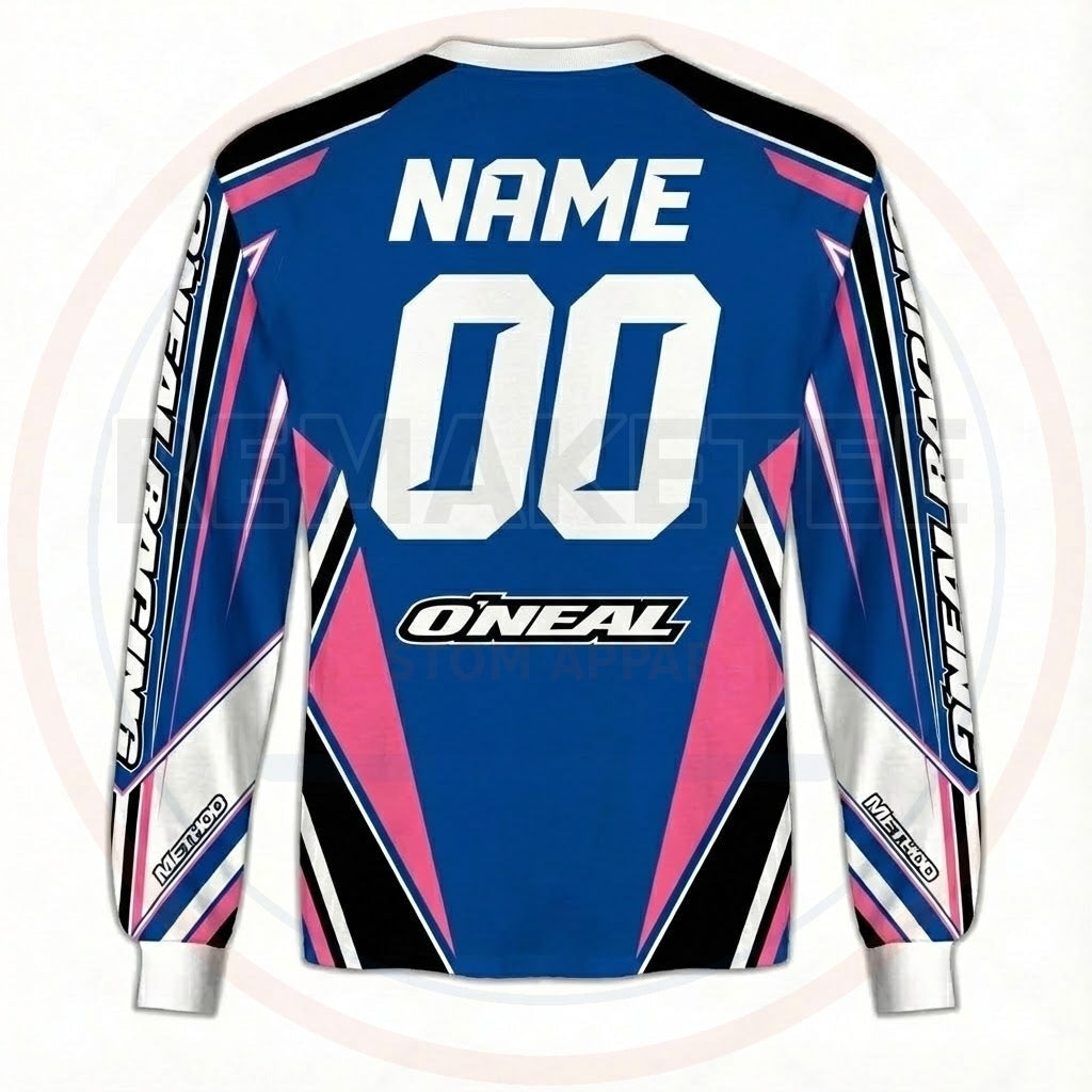 RemakeTee O'neal Custom Vintage Retro BMX Racing Jersey 414