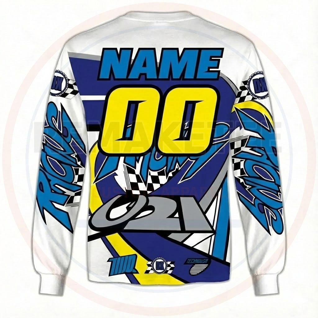 RemakeTee vintage Impaq Custom Vintage Retro BMX Racing Jersey 405