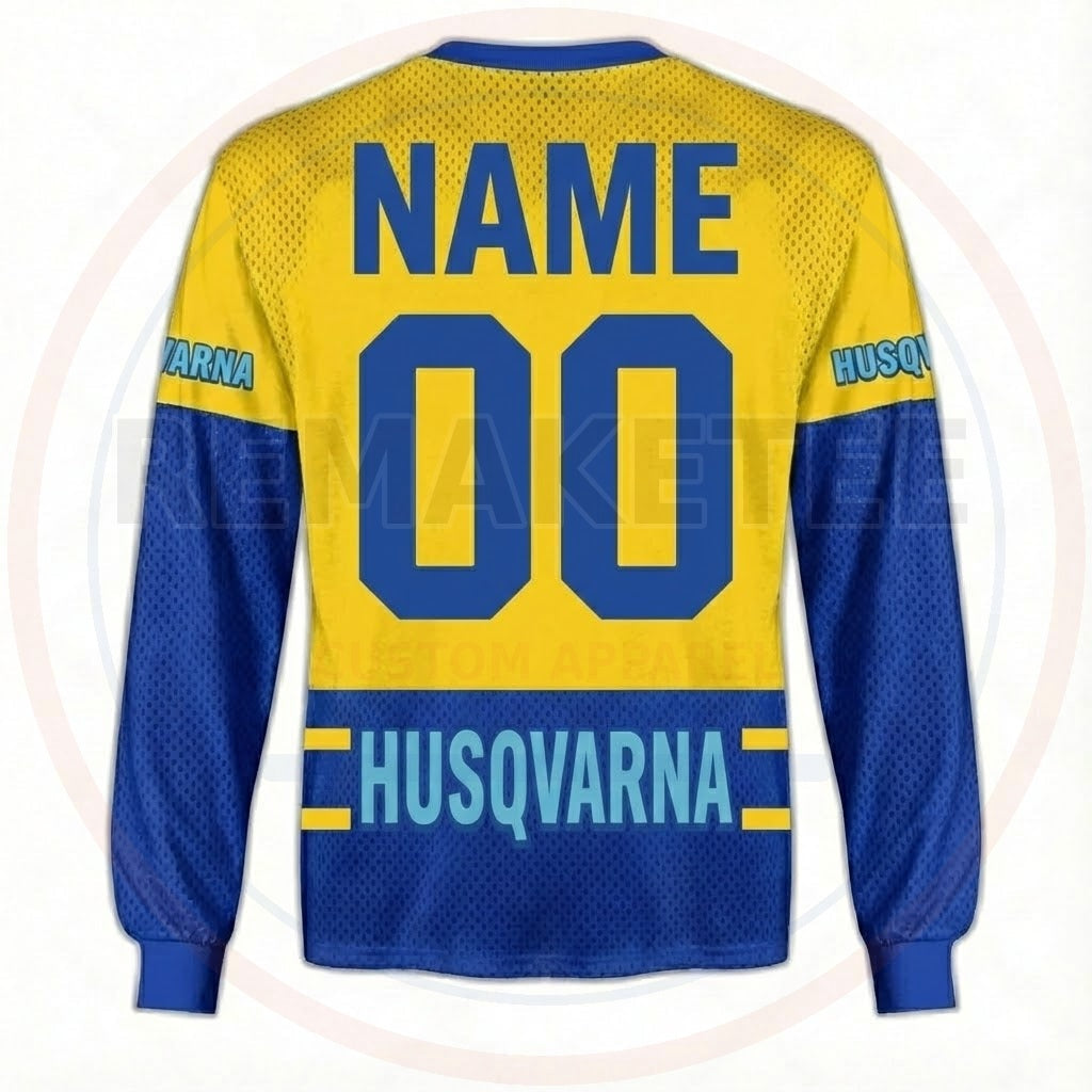 RemakeTee Husqvarna Custom Vintage Retro BMX Racing Jersey 415