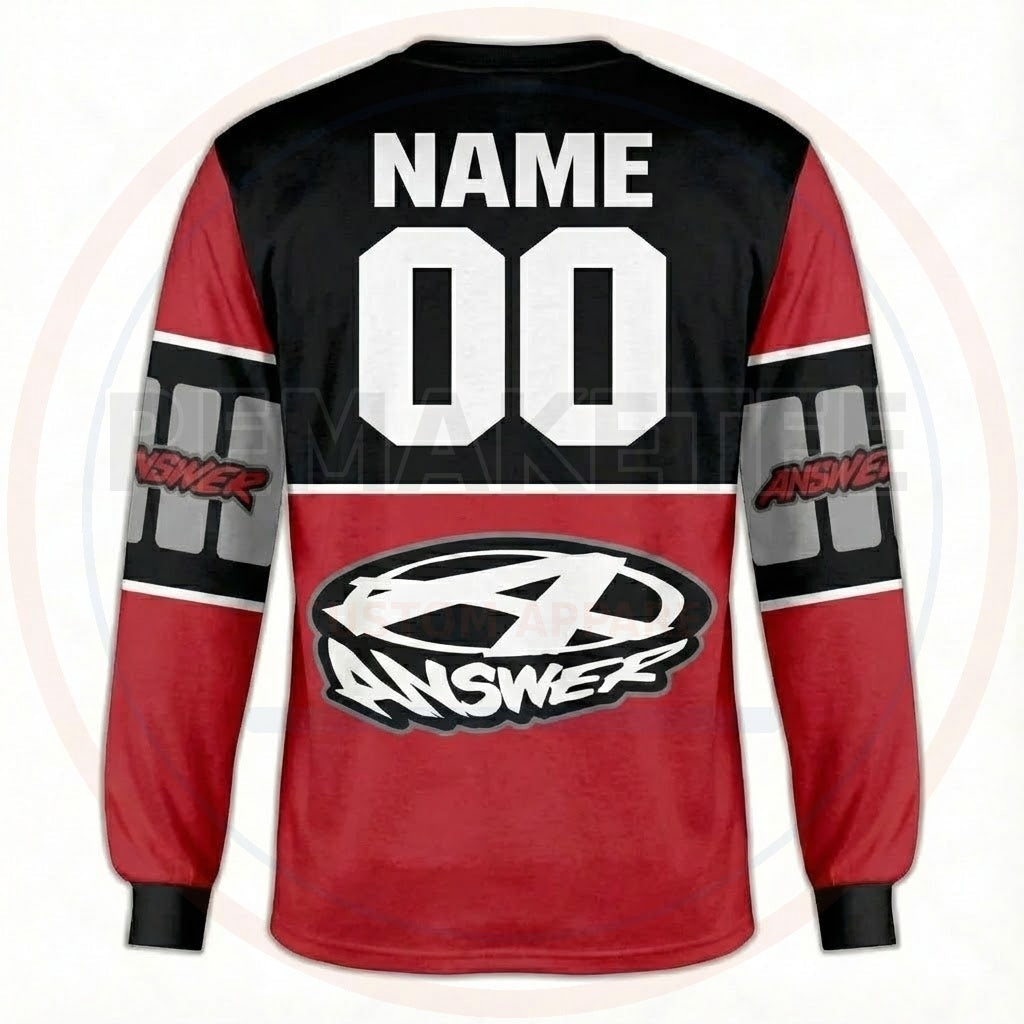RemakeTee Answer Custom Vintage Retro BMX Racing Jersey 395