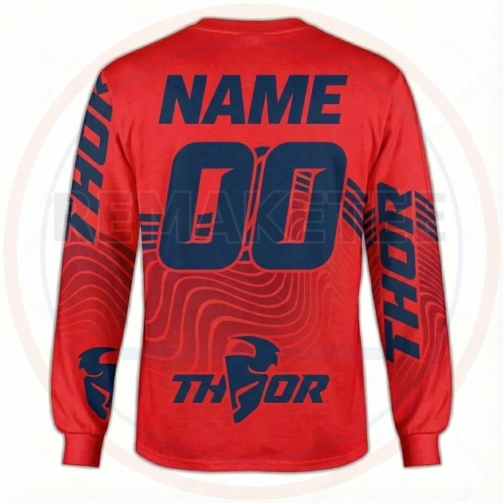 RemakeTee Thor Custom Vintage Retro BMX Racing Jersey 403