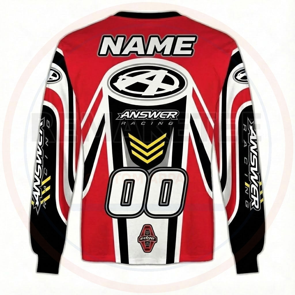 RemakeTee Answer Custom Vintage Retro BMX Racing Jersey 419