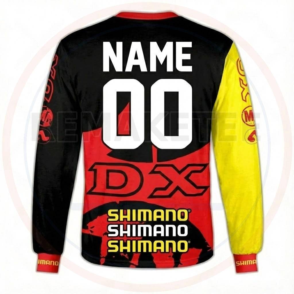 RemakeTee Shimano Custom Vintage Retro BMX Racing Jersey 428