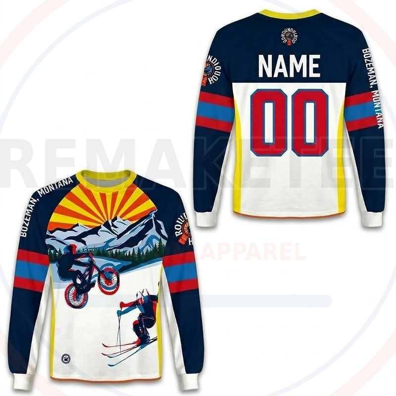 RemakeTee Canari Roundhouse Custom Vintage Retro BMX Racing Jersey 718