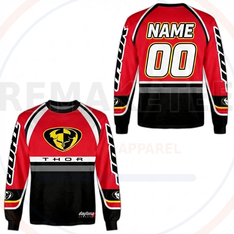 RemakeTee Thor Custom Vintage Retro BMX Racing Jersey 477