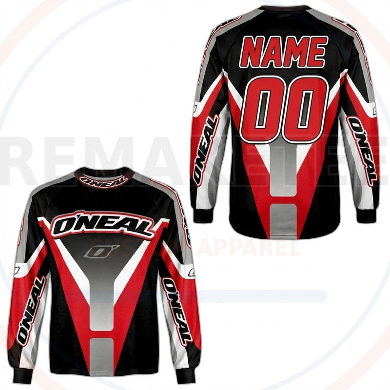 RemakeTee O'neal Custom Vintage Retro BMX Racing Jersey 478