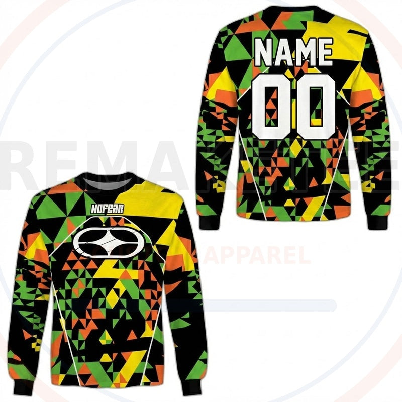 RemakeTee Nofear Custom Vintage Retro BMX Racing Jersey 581