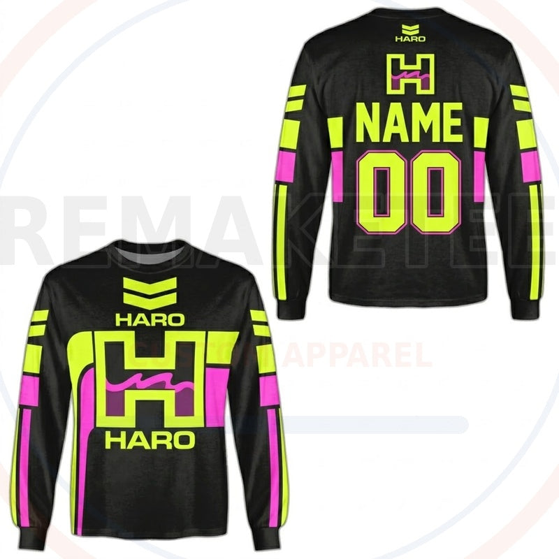 RemakeTee Haro Custom Vintage Retro BMX Racing Jersey 717