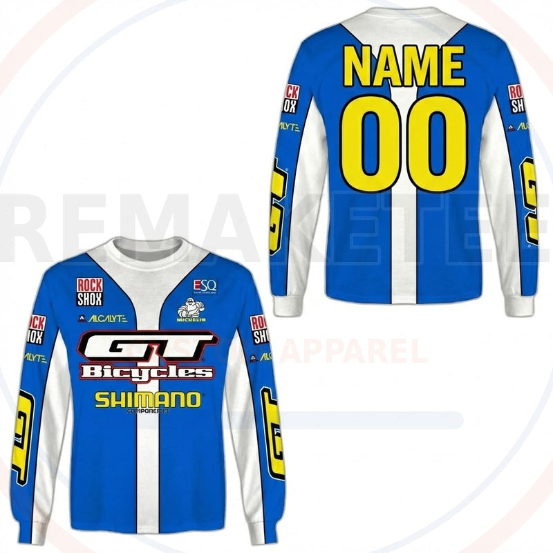RemakeTee GT Custom Vintage Retro BMX Racing Jersey 583