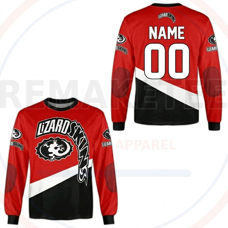 RemakeTee Lizard Skins Custom Vintage Retro BMX Racing Jersey 719