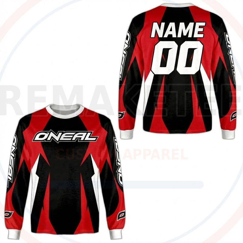 RemakeTee O'neal Custom Vintage Retro BMX Racing Jersey 578