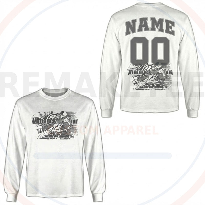 RemakeTee Custom Vintage Retro BMX Racing Jersey 674