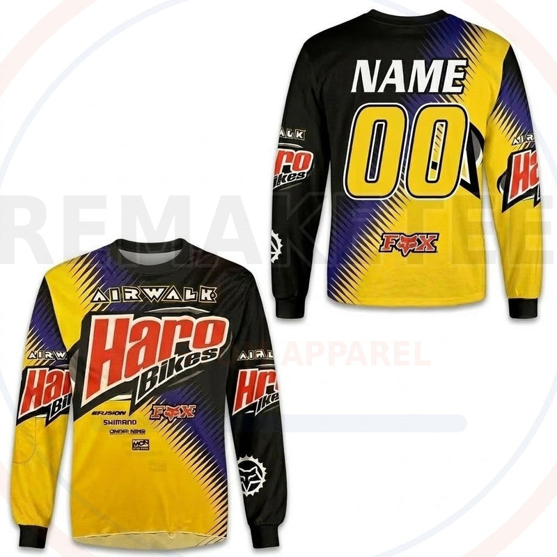 RemakeTee Haro Custom Vintage Retro BMX Racing Jersey 714