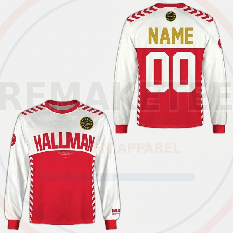RemakeTee Hallman Custom Vintage Retro BMX Racing Jersey 780