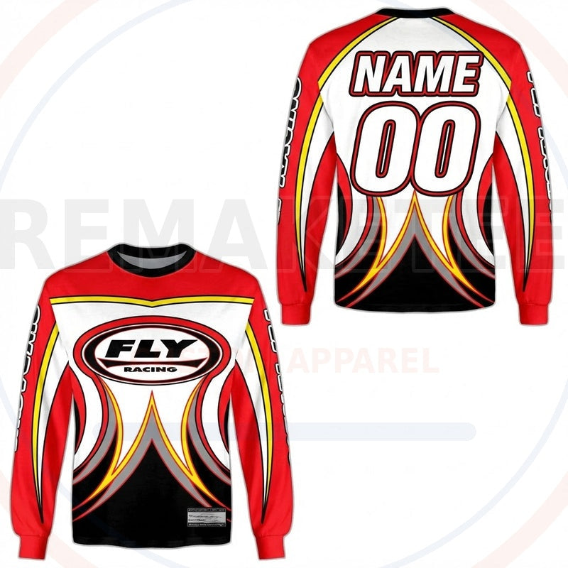 RemakeTee Fly Custom Vintage Retro BMX Racing Jersey 474