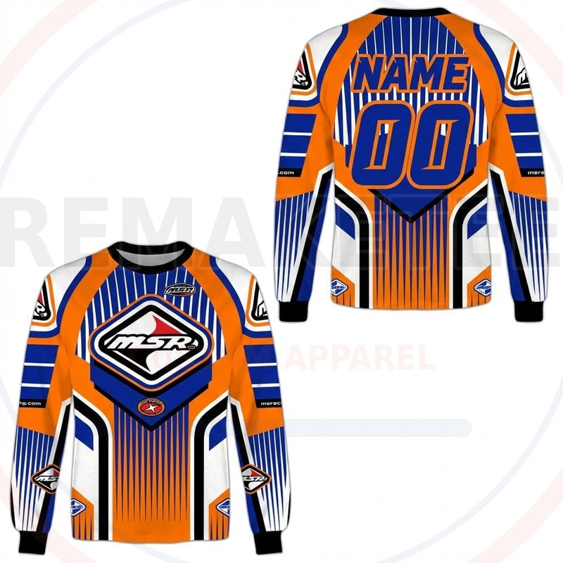 RemakeTee MSR Custom Vintage Retro BMX Racing Jersey 501