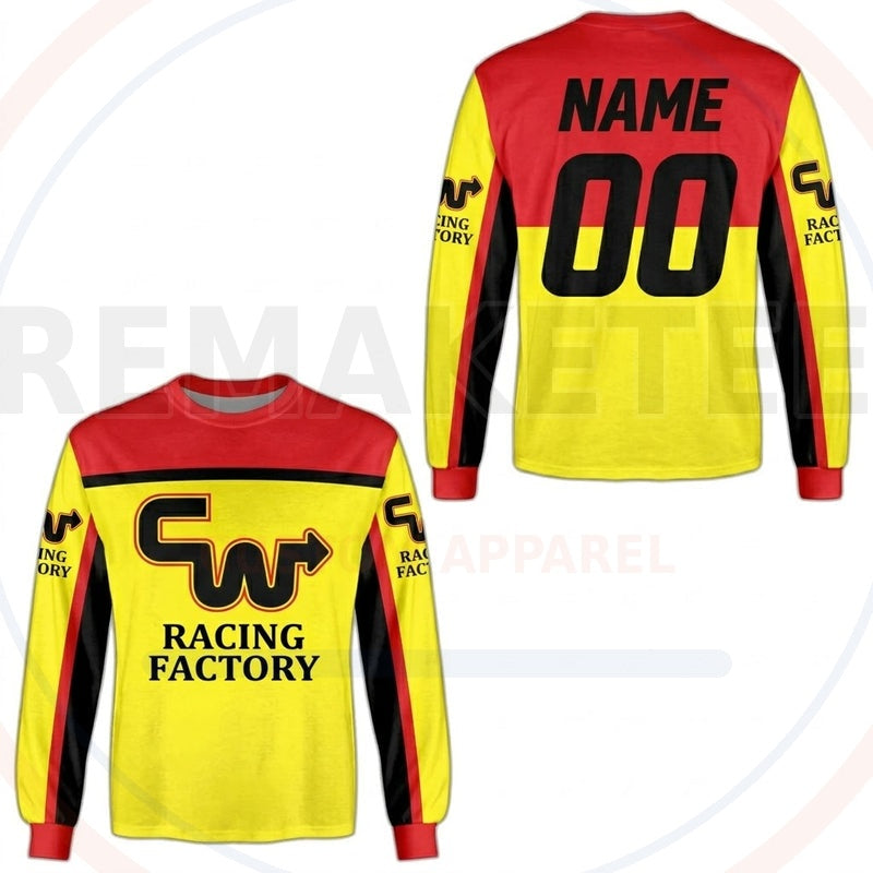 RemakeTee CW Racing Custom Vintage Retro BMX Racing Jersey 730
