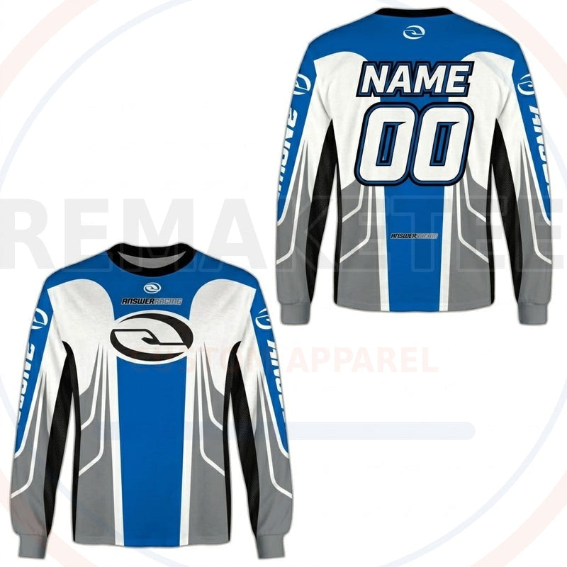 RemakeTee Answer Custom Vintage Retro BMX Racing Jersey 795