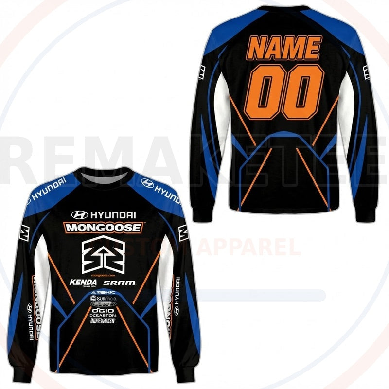 RemakeTee Mongoose Custom Vintage Retro BMX Racing Jersey 498