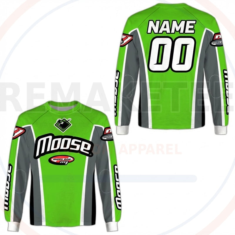 RemakeTee Moose Custom Vintage Retro BMX Racing Jersey 499