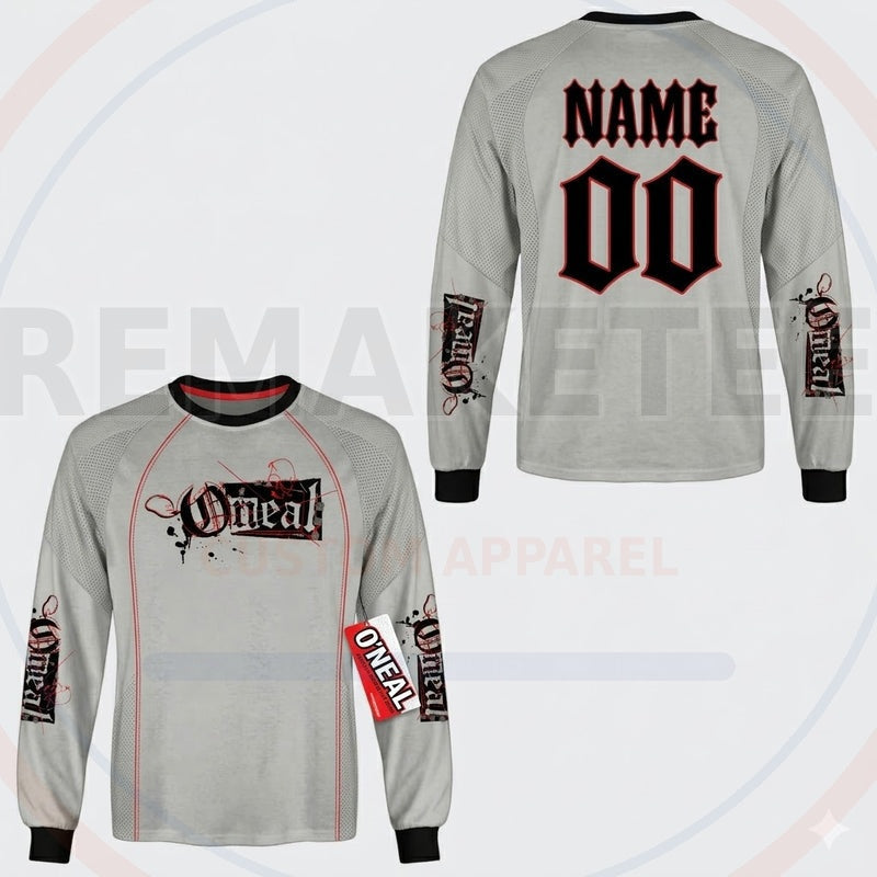 RemakeTee O'neal Custom Vintage Retro BMX Racing Jersey 728