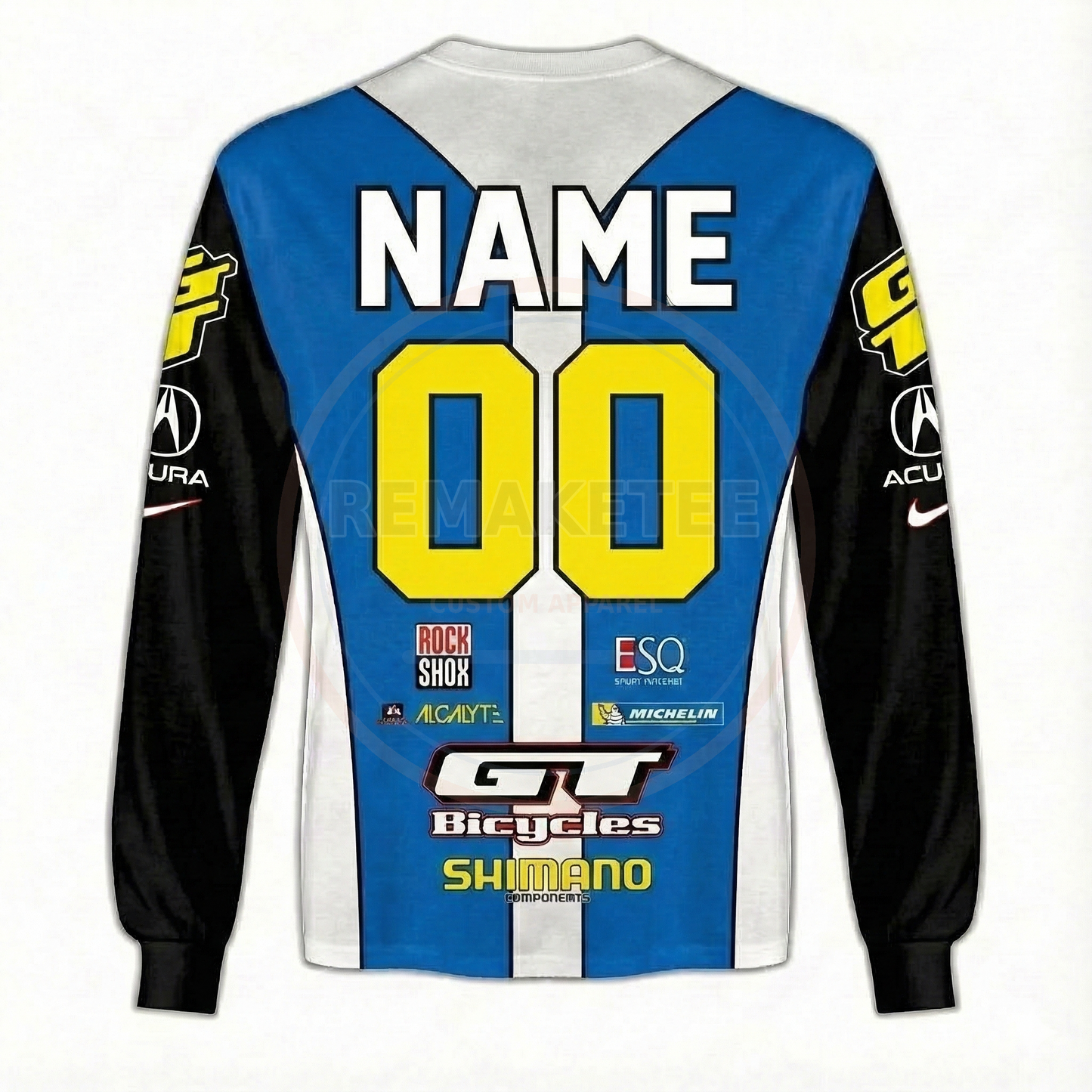 RemakeTee GT Custom Vintage Retro BMX Racing Jersey 174