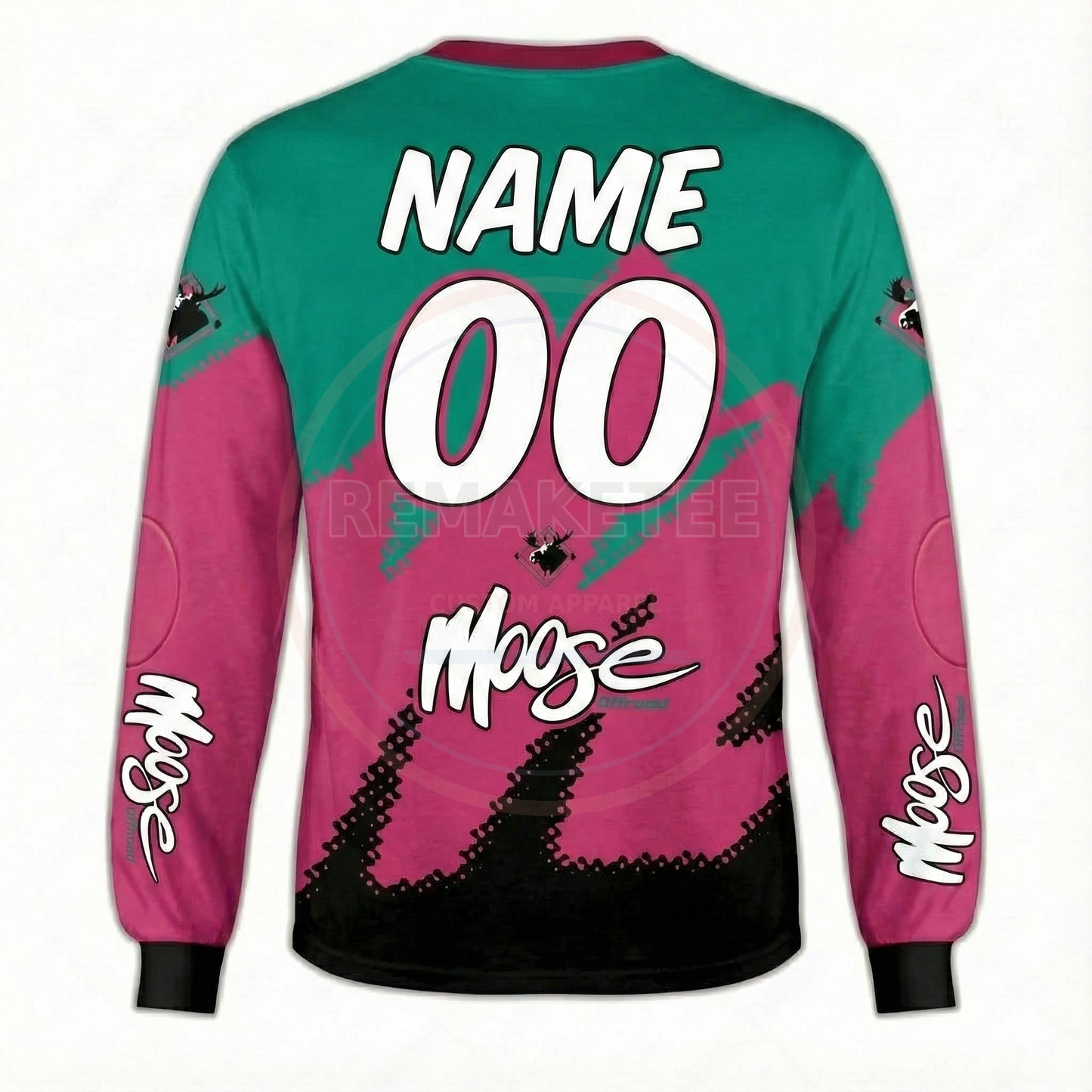 RemakeTee Moose Custom Vintage Retro BMX Racing Jersey 279
