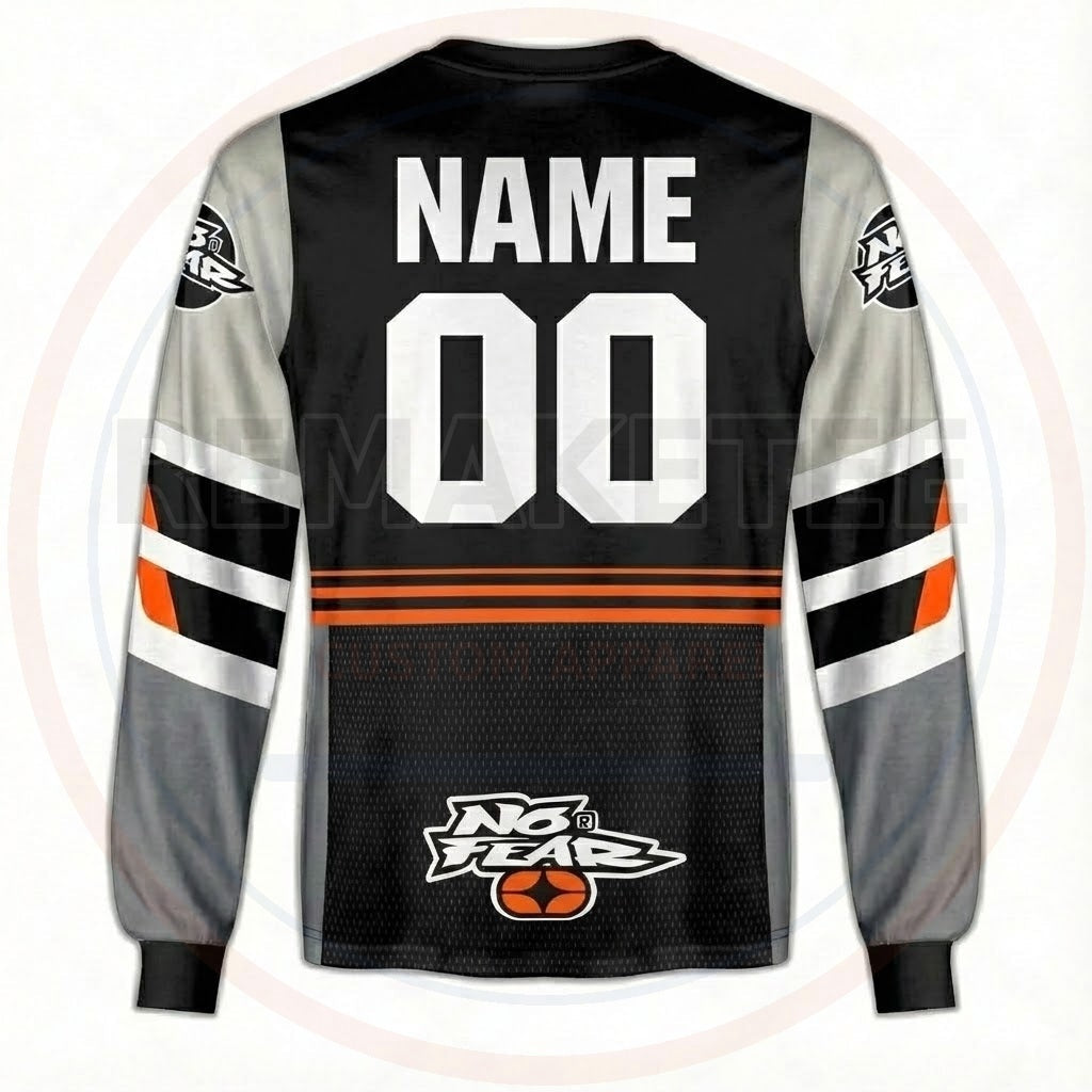RemakeTee Nofear Custom Vintage Retro BMX Racing Jersey 322