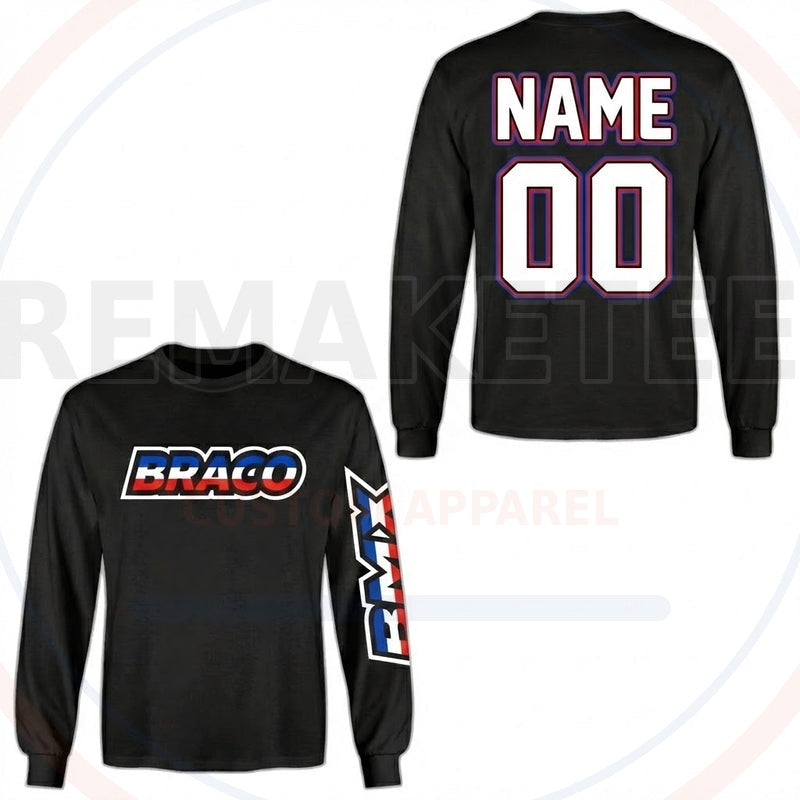 RemakeTee Braco Custom Vintage Retro BMX Racing Jersey 565
