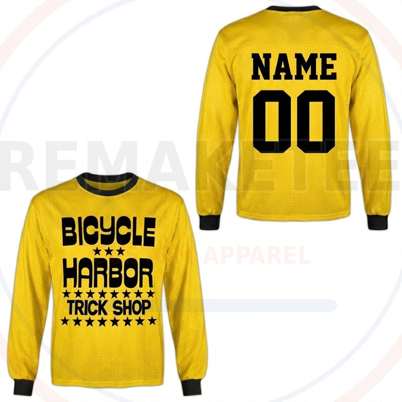 RemakeTee BICYCLE HARBOR Custom Vintage Retro BMX Racing Jersey 629