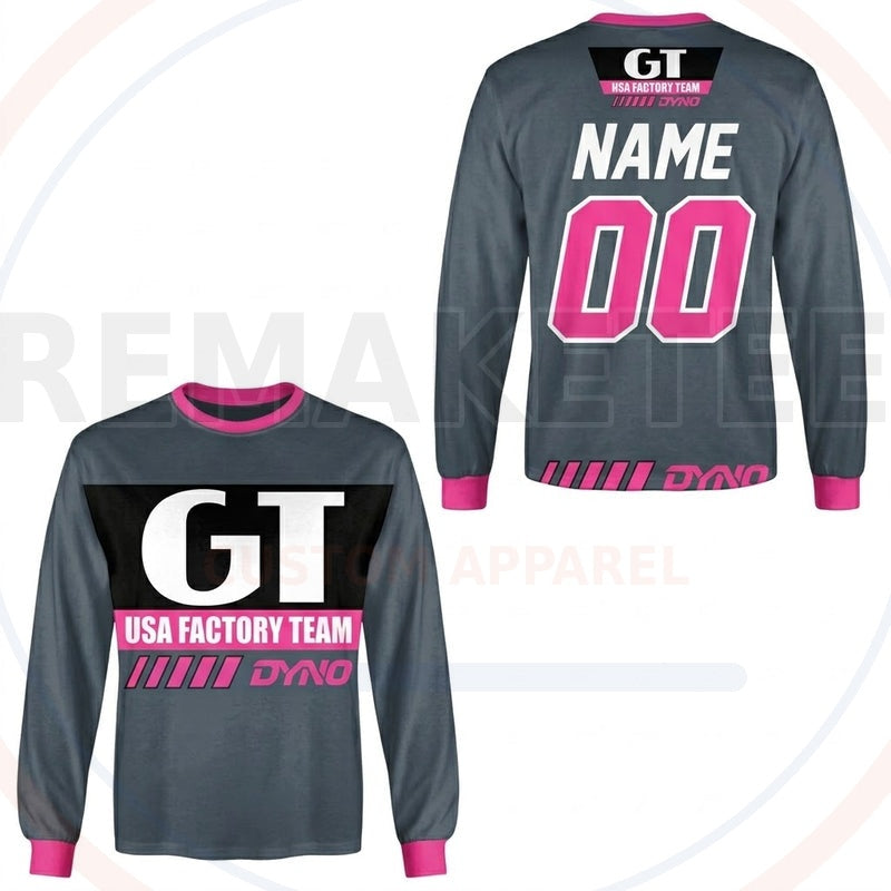 RemakeTee GT Custom Vintage Retro BMX Racing Jersey 827