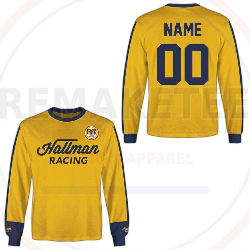 RemakeTee Hallman Custom Vintage Retro BMX Racing Jersey 828