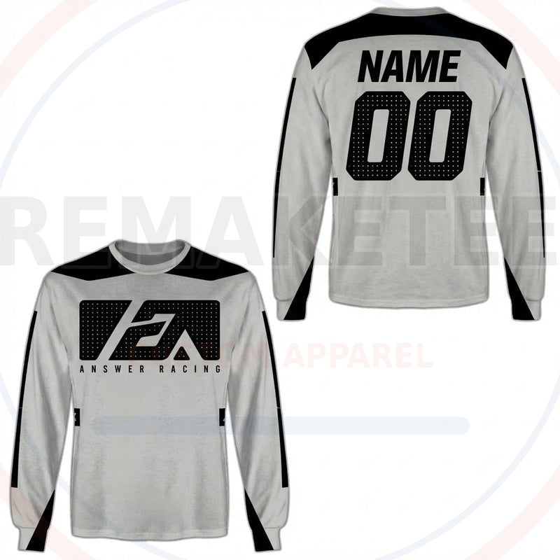 RemakeTee Answer Racing Custom Vintage Retro BMX Racing Jersey 644