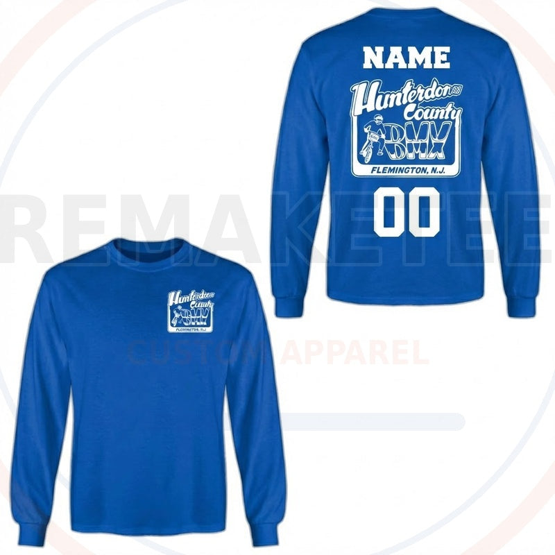 RemakeTee Hunterdon County Custom Vintage Retro BMX Racing Jersey 634