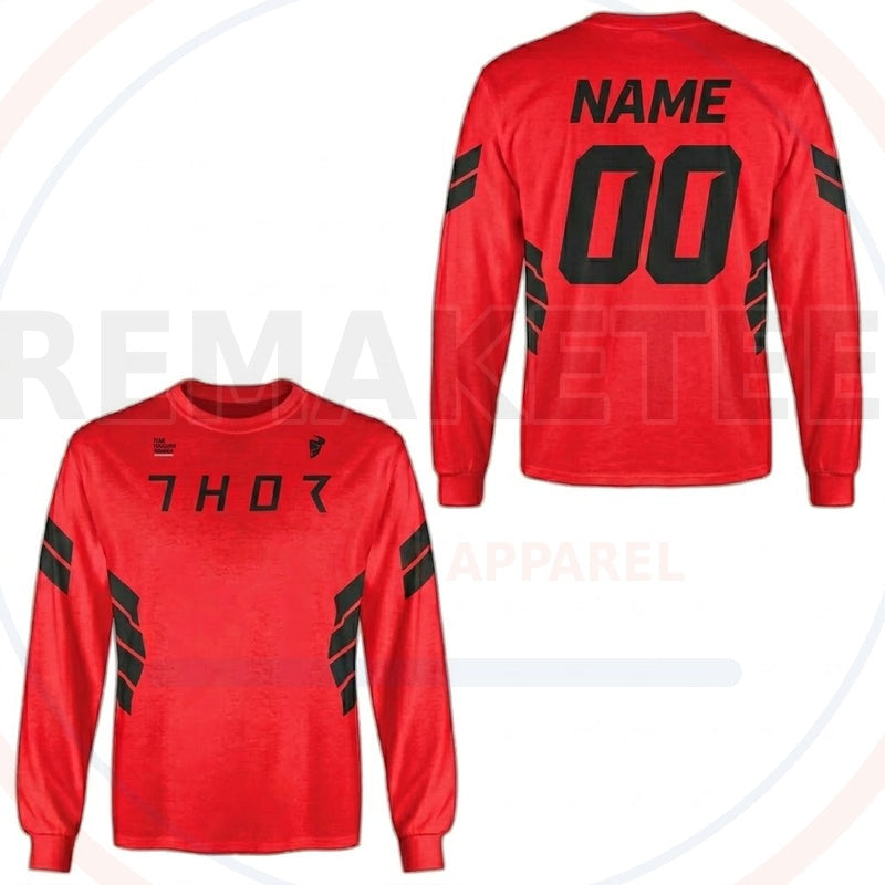 RemakeTee Thor Custom Vintage Retro BMX Racing Jersey 835