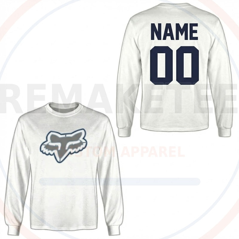 RemakeTee Fox Custom Vintage Retro BMX Racing Jersey 633