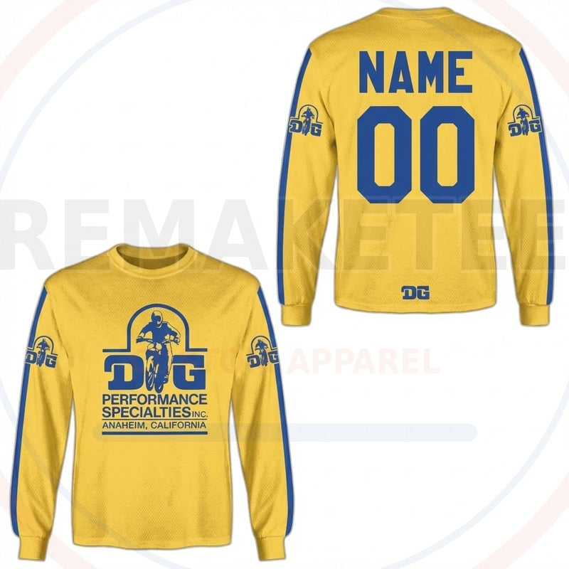 RemakeTee DG Custom Vintage Retro BMX Racing Jersey 449