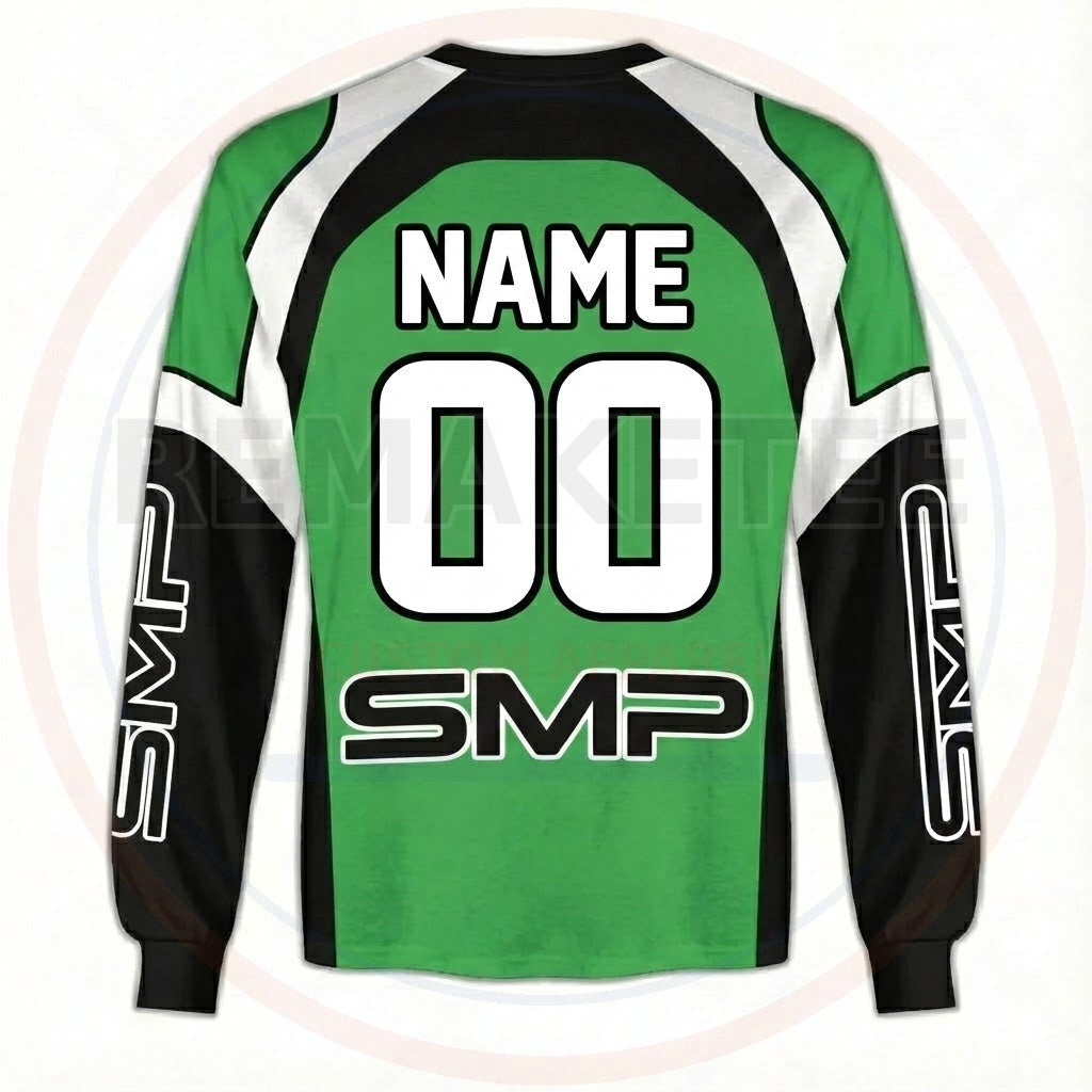 RemakeTee SMP Custom Vintage Retro BMX Racing Jersey 337