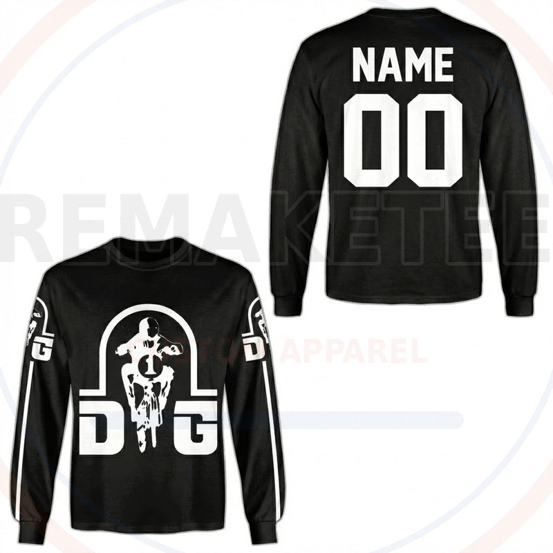 RemakeTee DG Custom Vintage Retro BMX Racing Jersey 541