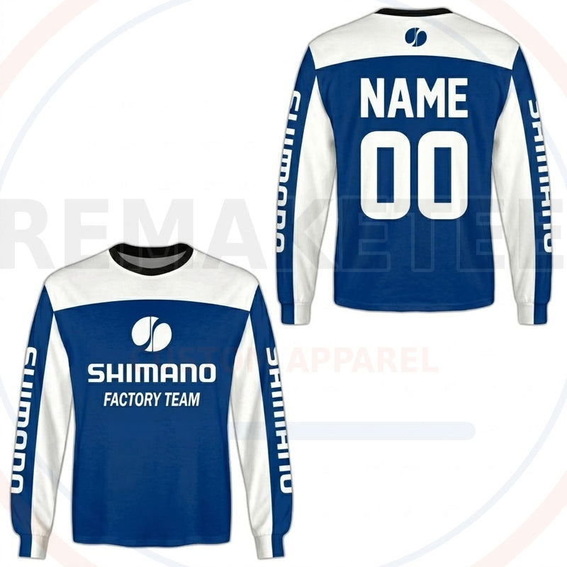 RemakeTee Shimano Custom Vintage Retro BMX Racing Jersey 754