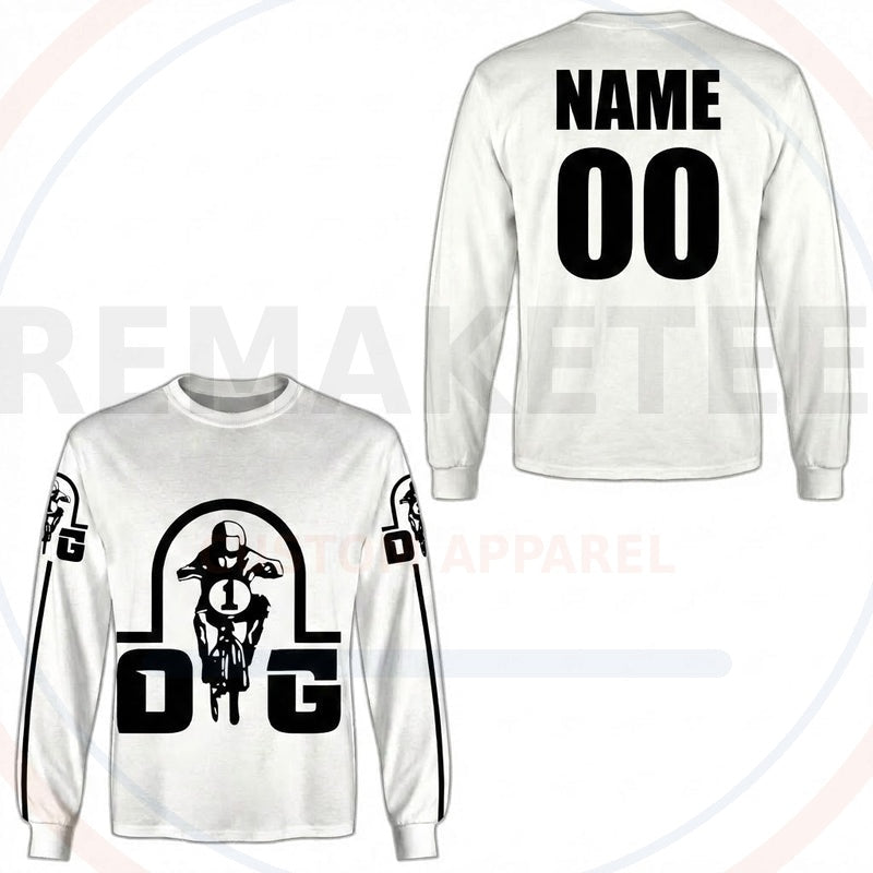 RemakeTee DG Custom Vintage Retro BMX Racing Jersey 535