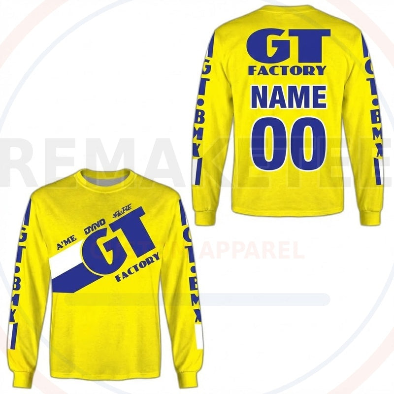 RemakeTee GT Custom Vintage Retro BMX Racing Jersey 510