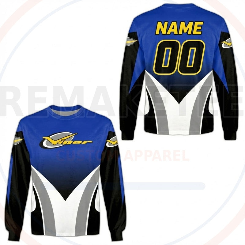 RemakeTee Vigor Custom Vintage Retro BMX Racing Jersey 598