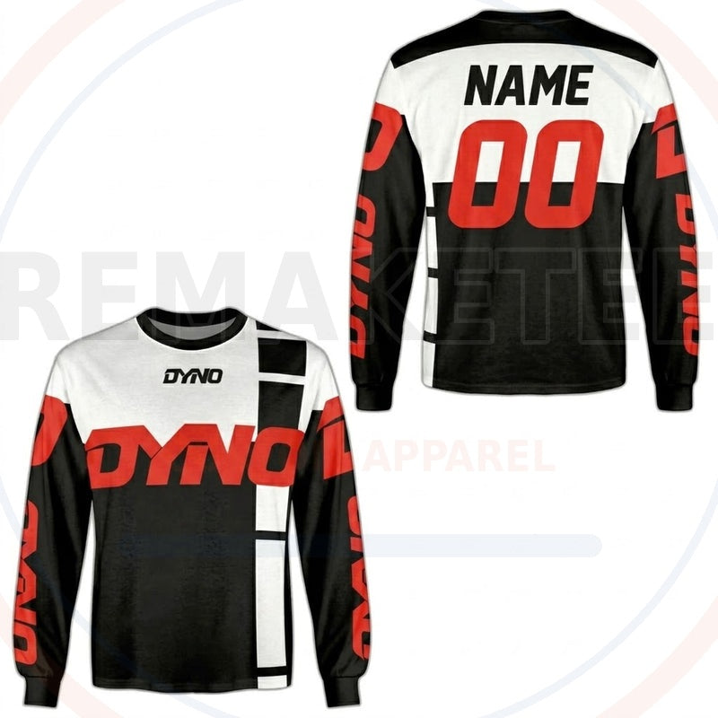 RemakeTee Dyno Custom Vintage Retro BMX Racing Jersey 734