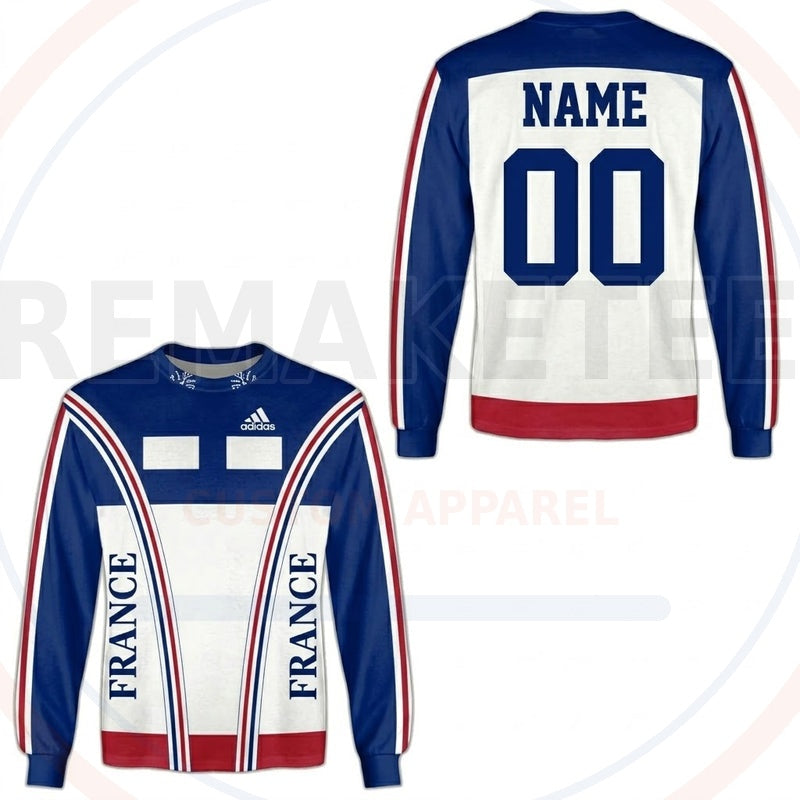 RemakeTee France Custom Vintage Retro BMX Racing Jersey 798