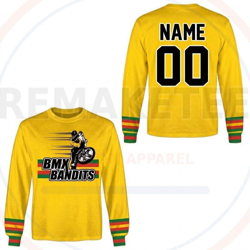 RemakeTee Bandit Custom Vintage Retro BMX Racing Jersey 818