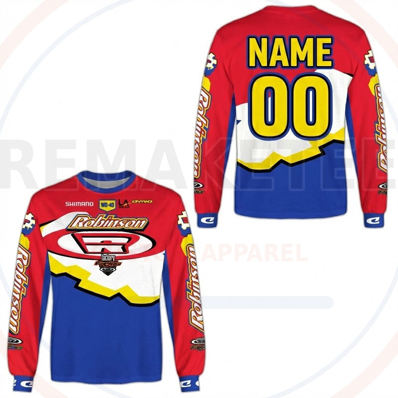 RemakeTee Robinson Custom Vintage Retro BMX Racing Jersey 616