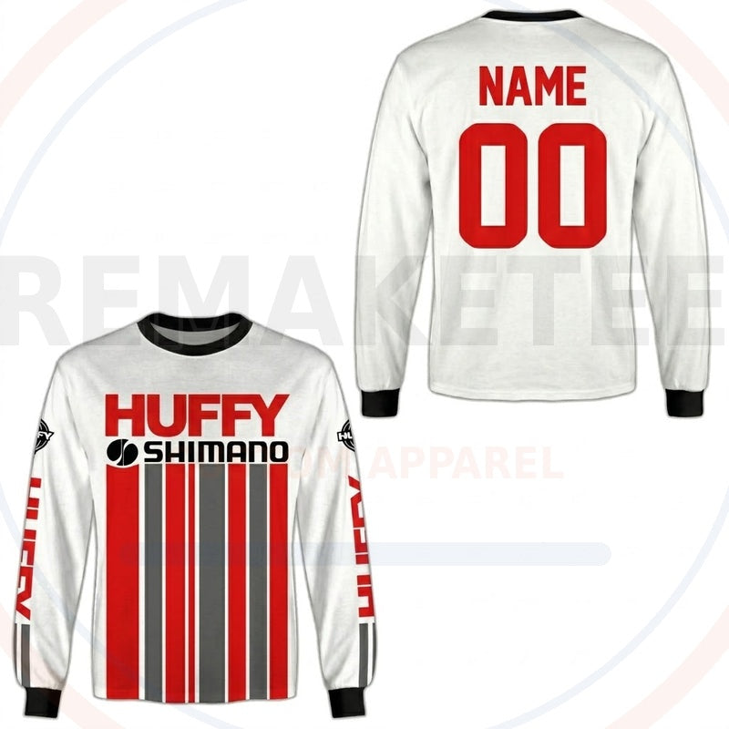 RemakeTee Shimano Huffy Custom Vintage Retro BMX Racing Jersey 755