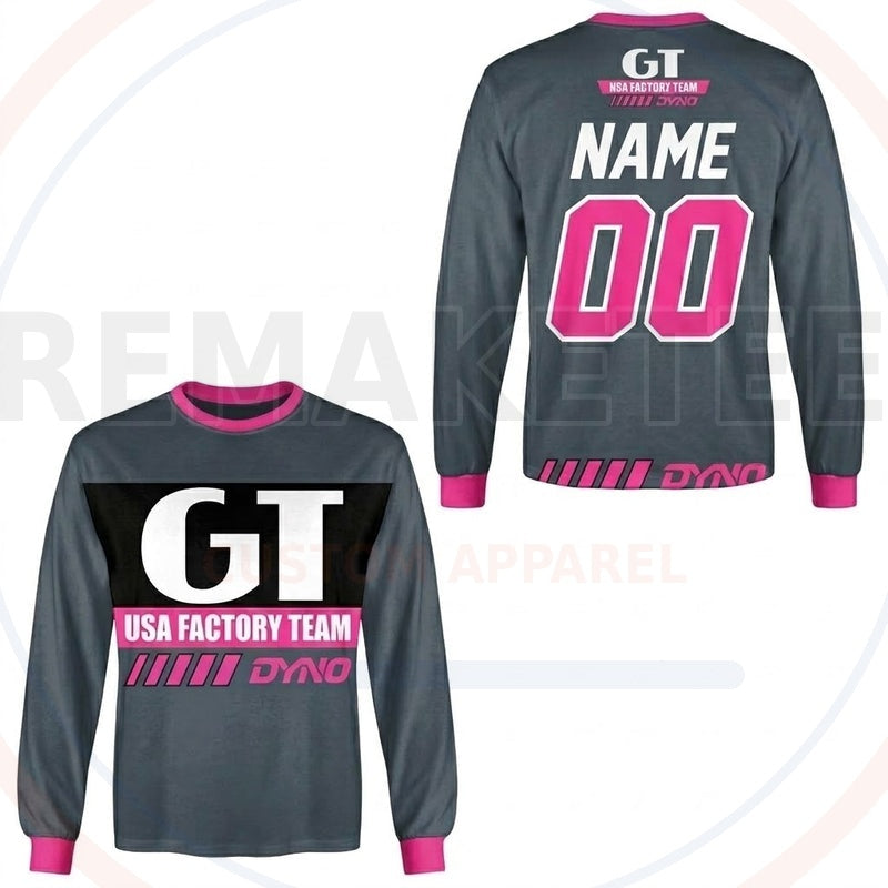 RemakeTee GT Custom Vintage Retro BMX Racing Jersey 820